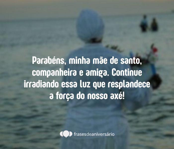 Continue irradiando essa luz que resplandece a força do nosso axé!